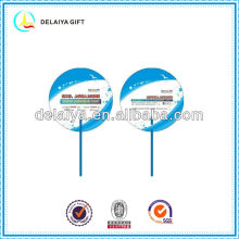 romantic round plastic hand fan